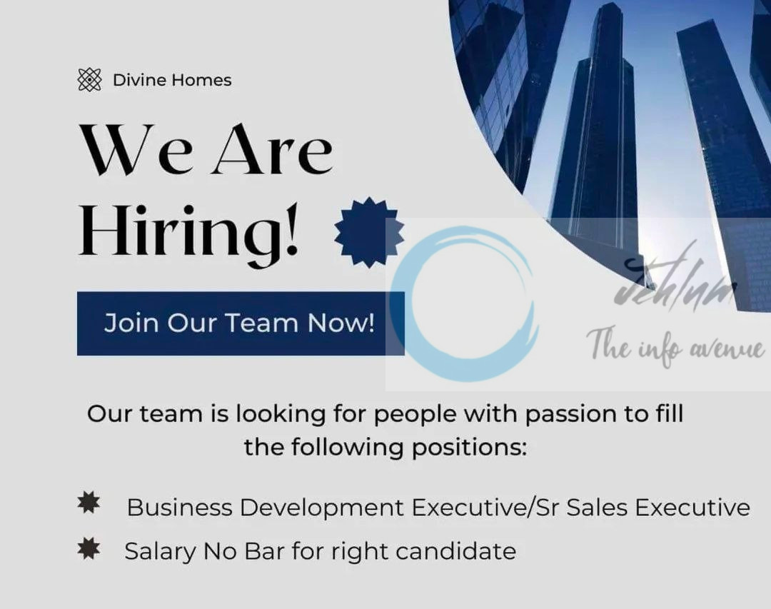 Divine Homes Srinagar job opportunities 2025