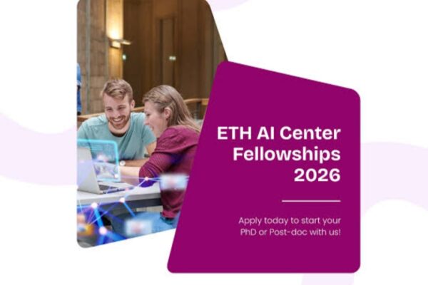 ETH AI Center Post-Doc Fellowships opportunities 2026 ETH AI Center Post-Doc Fellowships opportunities 2026