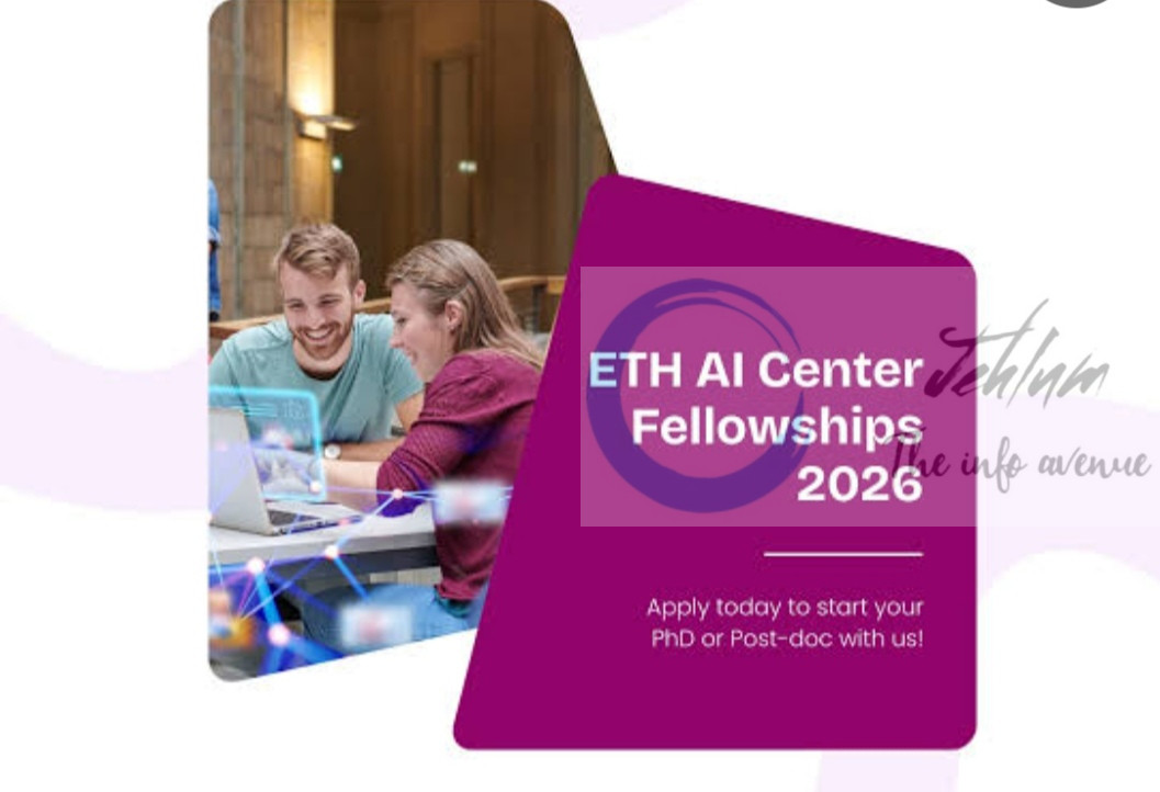 ETH AI Center Post-Doc Fellowships opportunities 2026 2 ETH AI Center Post-Doc Fellowships opportunities 2026