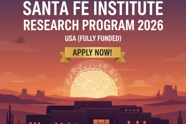 Santa Fe Institute USA Research Opportunities 2026