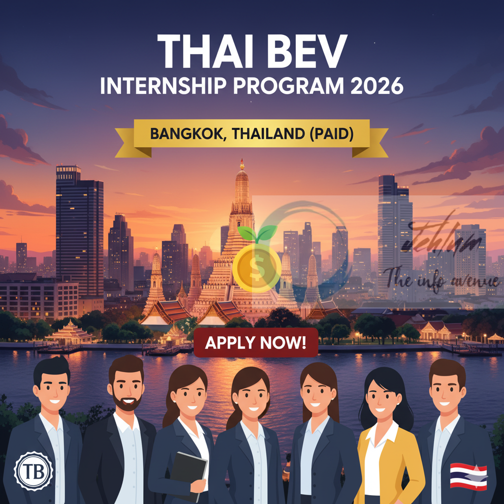 ThaiBev Thailand paid internship opportunities 2025