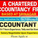 Bhat Durani and Associates Srinagar Accountant Job opportunities 2025