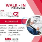 ARCO Interio Khanmoh Srinagar accountant job opportunities Walk-In Interview 2025