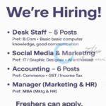 SSHB And Associates Srinagar job opportunities notice 2025