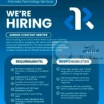 Arismeta Technology Services srinagar Junior Content Writer job Opportunities 2025