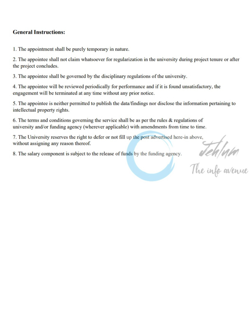 Islamic University of Science and Technology IUST Kashmir Data Analyst job opportunities notice 2025