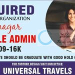 Universal Travels Srinagar Job Opportunities 2025