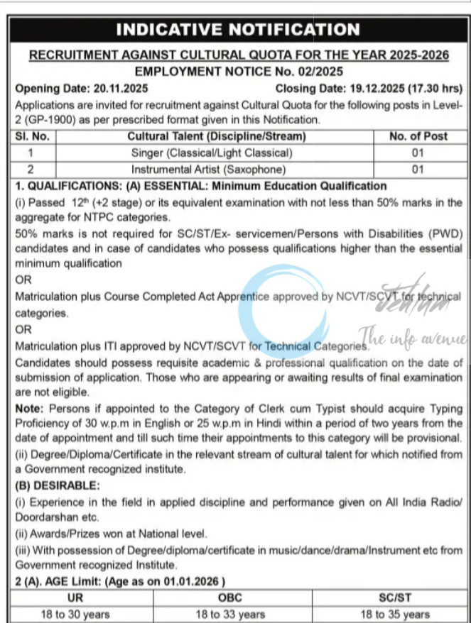 Northeast Frontier Railway NFR job opportunities 02/2025