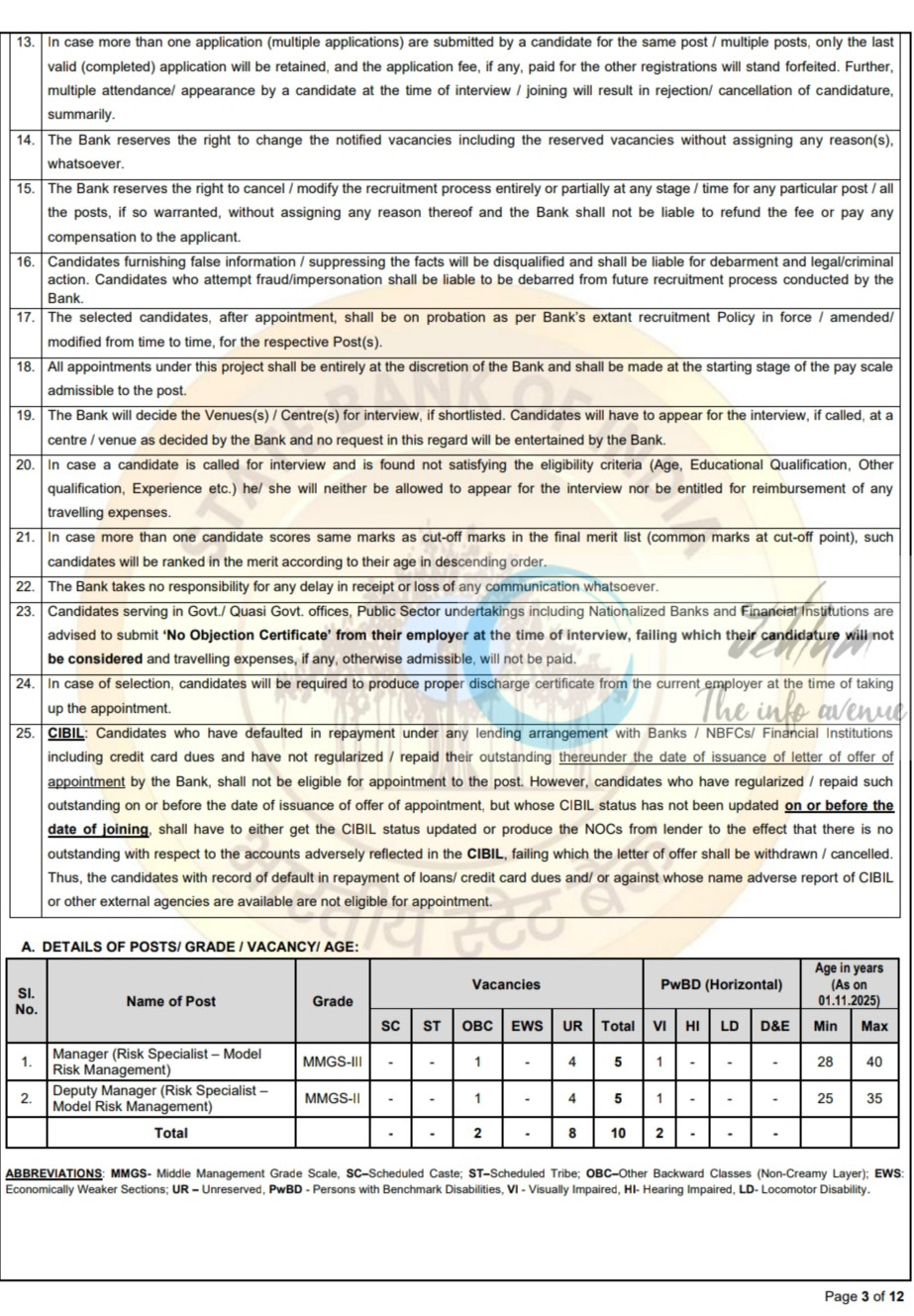 State Bank of India SBI Specialist Cadre Officers Job Opportunities Advertisement Notice CRPD/SCO/2025-26/16
