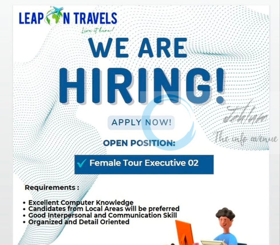 Leapon Travels srinagar tour executive job opportunities 2025