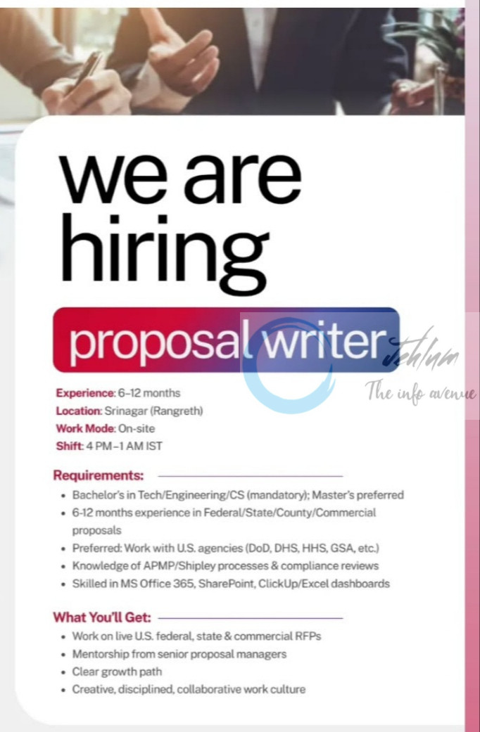 CYBERX GOV SOLUTIONS CGS Srinagar job opportunities 2025