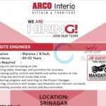 Arco Interio Srinagar Site Engineer Job Opportunity 2025