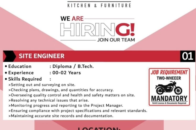 Arco Interio Srinagar Site Engineer Job Opportunity 2025