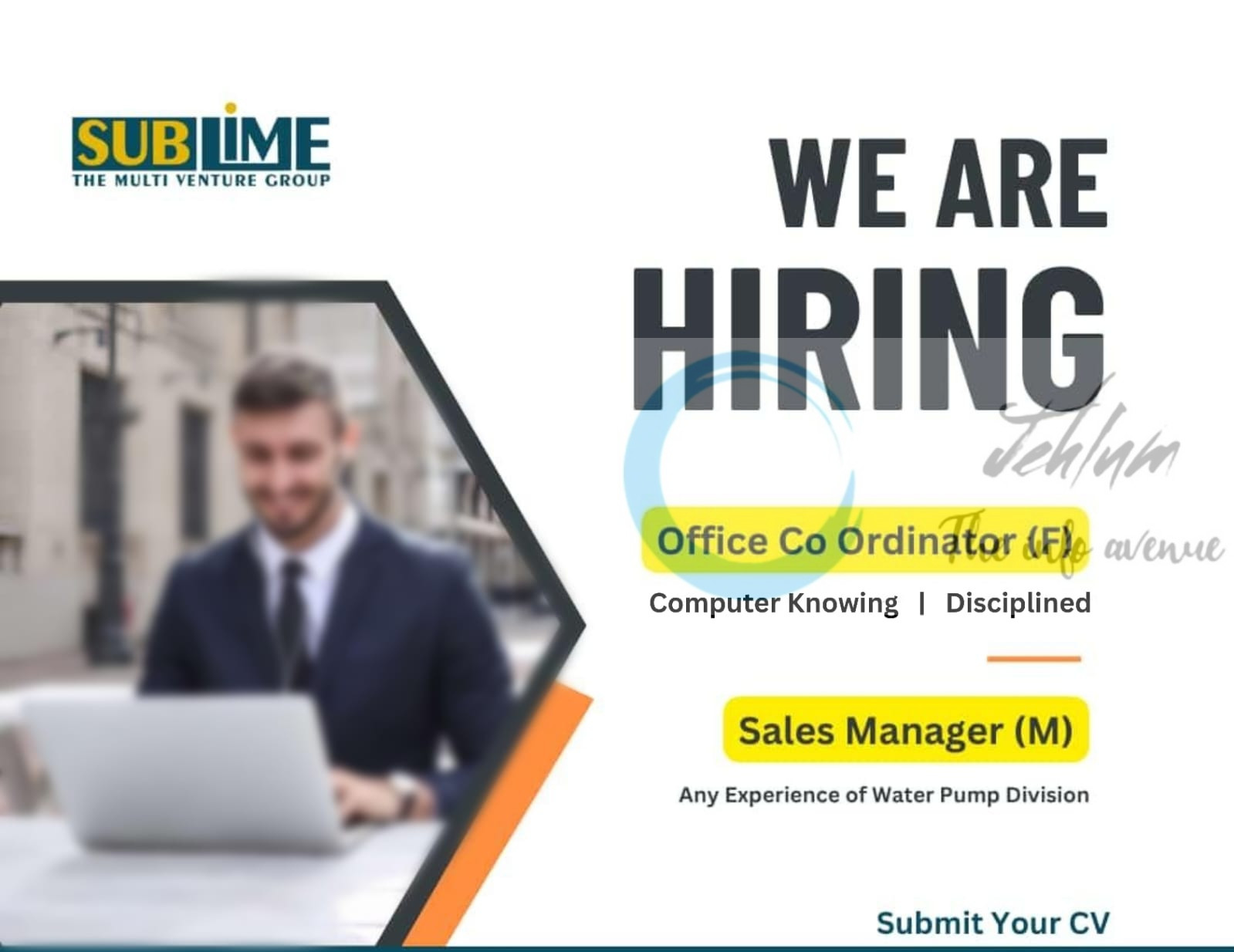 SUB LIME MULTI VENTURE GROUP SRINAGAR JOB OPPORTUNITIES 2025
