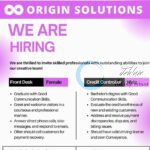 Origin Solutions srinagar job opportunities 2025