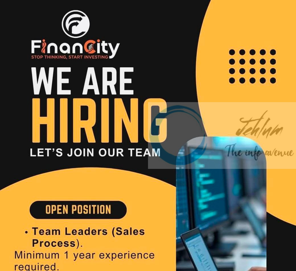 FinanCity srinagar job opportunities 2025 