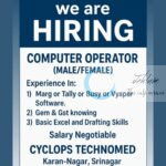CYCLOPS TECHNO MED SRINAGAR JOB OPPORTUNITIES 2025