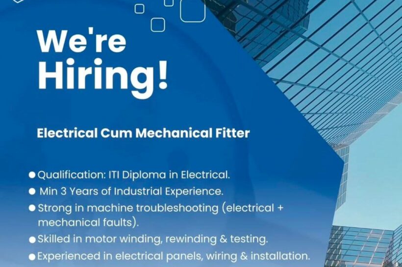 KASHMIR GLASS INDUSTRIES KGI ELECTRICAL CUM MECHANICAL FITTER JOB OPPORTUNITIES 2025