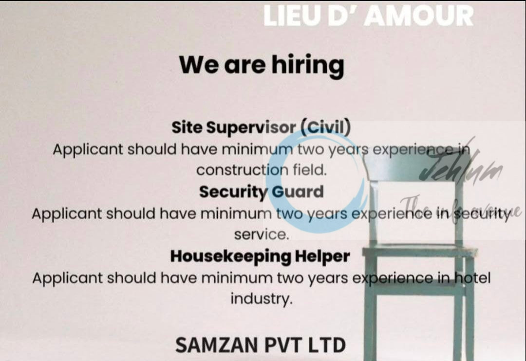 SAMZAN PVT LTD Sanatnagar Site Supervisor/Security Guard/house keeping job opportunities 2025
