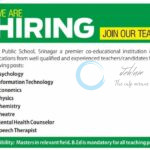Delhi Public School DPS Srinagar Teaching Jobs Opportunities 2025