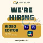 Oasis Ascend OA srinagar Video Editor Job opportunities 2025