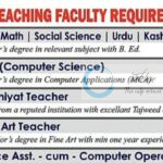 Iqbal Memorial Institute IMI Srinagar PGT/ Teachers/ Office Assistant Recruitment 2025
