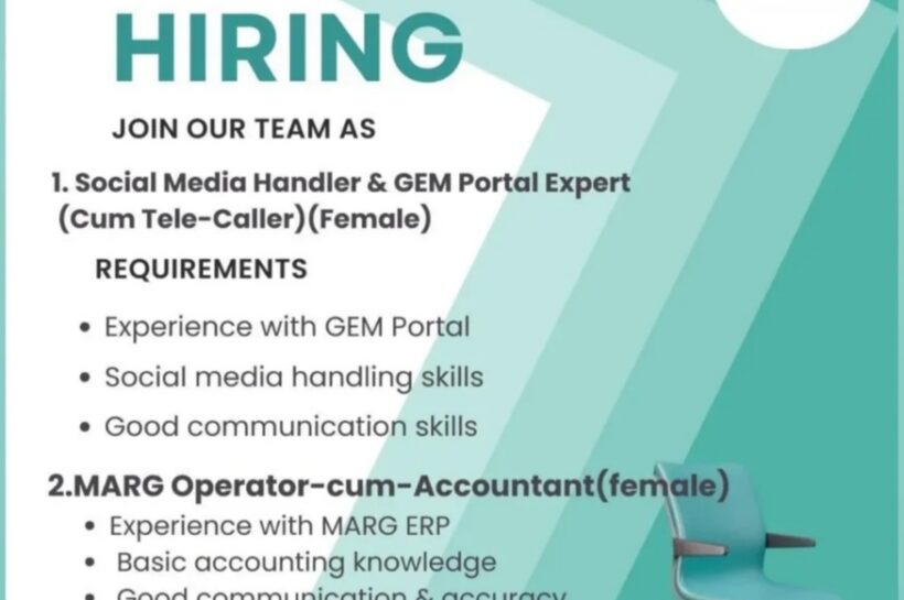 ACME Pharmaceuticals srinagar Social Media Handler and MARG Operator/Accountant job opportunities 2025