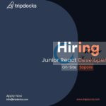 Tripdocks Sopore Junior React Developer Job Vacancy 2025 Web Technology Careers