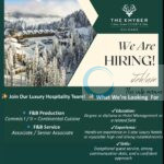 The Khyber Himalayan Resort and Spa Gulmarg FandB Production and FandB Service Job opportunities 2025
