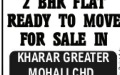 Kharar Greater Mohali CHD 2 BHK Flat For Sale 2025