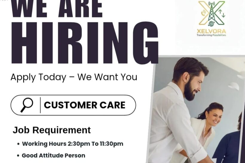 XELVORA  SRINAGAR CUSTOMER CARE JOB OPPORTUNITIES 2025