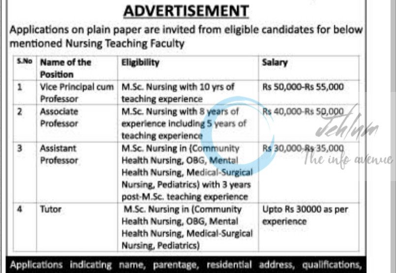 ARSH Institute of Health Science and Technology AIHST Srinagar faculty job opportunities 2025