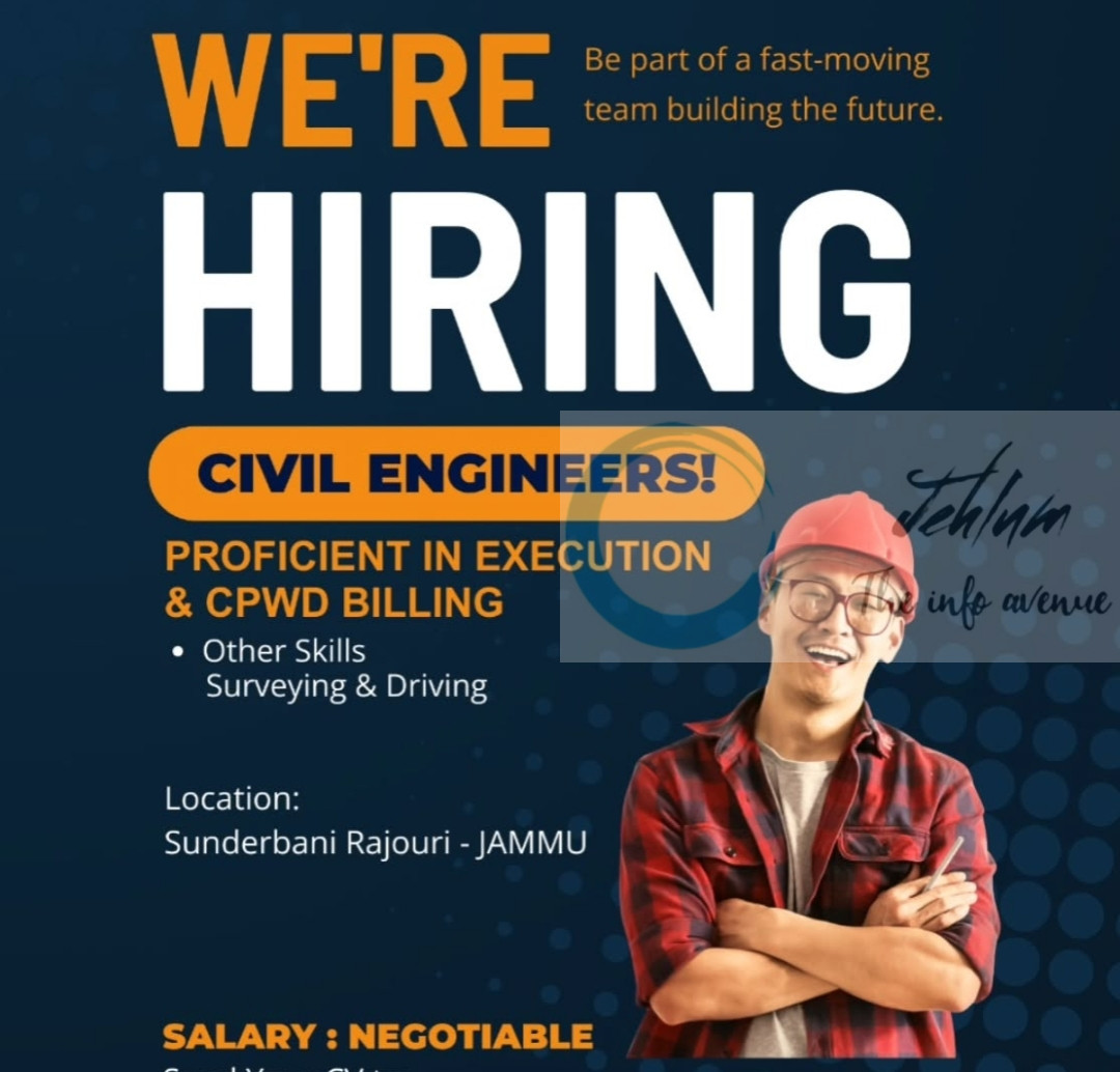 Alliance Constructions Rajouri Civil Engineer Jobs Opportunities 2025