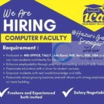 ICA Group Srinagar Computer Faculty Job Opportunities 2025