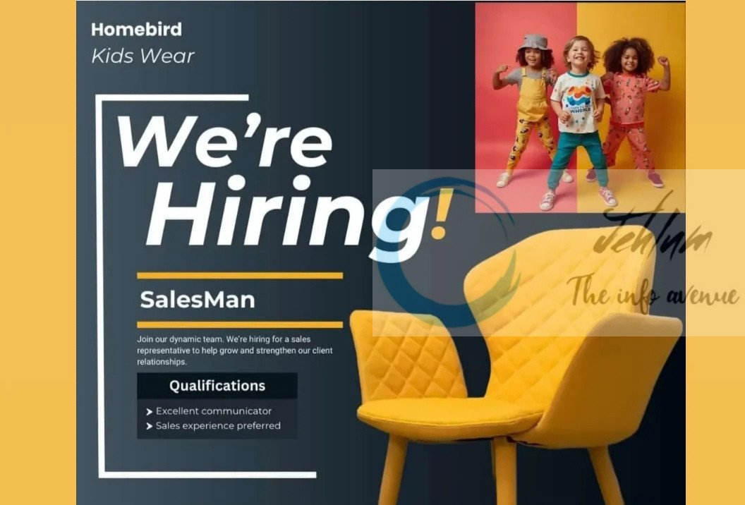 Homebird Kids Wear srinagar Salesman Job opportunities 2025