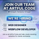 Artful Code Careers Srinagar Web Designer/ Webflow Developer Job Opportunities 2024