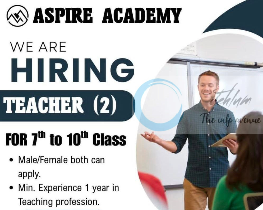 Aspire Academy AA srinagar Teaching Job opportunities 2025 