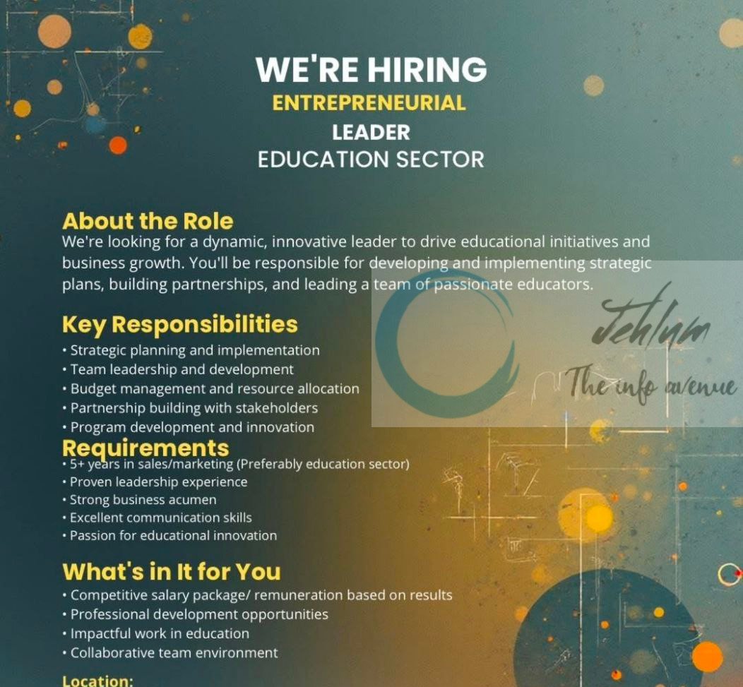 Kashmir Eduventures KE Srinagar Entrepreneurial Leader job opportunities 2025