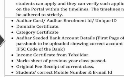 Directorate of Social Welfare Jammu PM-YASASVI Scholarship opportunities 2025-26 