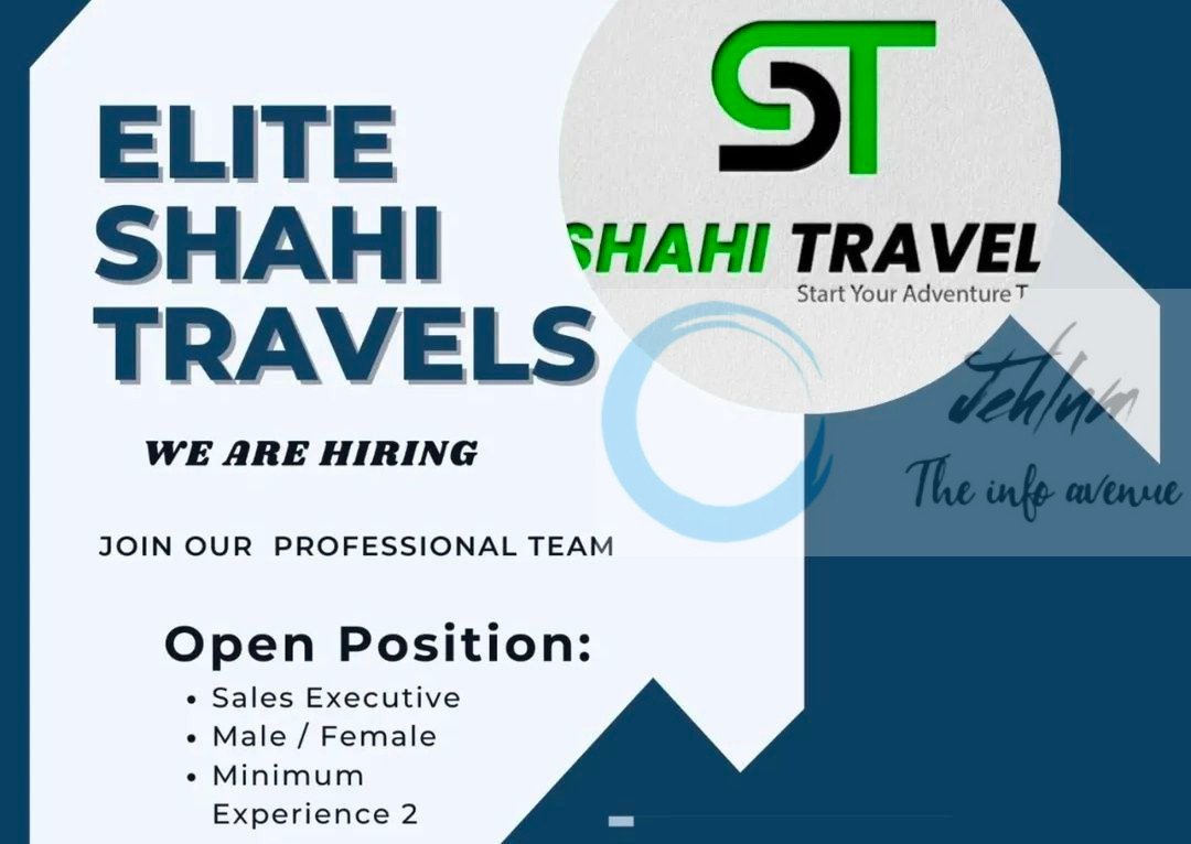 Elite Shahi Travels EST Srinagar Professional Sales Executive job opportunities 2025
