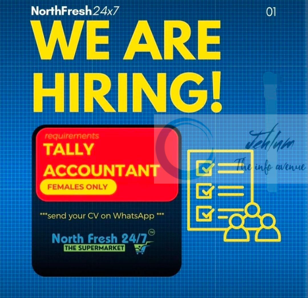 NorthFresh 24x7 NF24x7 Srinagar Tally/Accountant job opportunities 2025