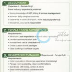 Rooh e Kashmir Srinagar Accountant/ Travel Consultant/ Reservation Manager Jobs Opportunity 2025