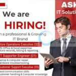 ASK IT Solutions Srinagar Store Operations Executive/ IT Supporter Engineer Jobs Opportunities 2025-26