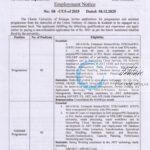 Cluster University of Srinagar CUS Programmer and Assistant Programmer Recruitment 08-CUS of 2025