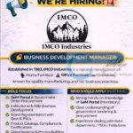IMCO INDUSTRIES srinagar Business Development manager job opportunities 2026