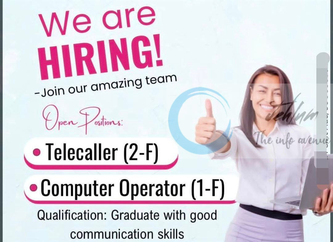 THE GET ADVICE CONSULTANCY SERVICES GACS SRINAGAR TELECALLER/COMPUTER OPERATOR JOB OPPORTUNITIES 2026