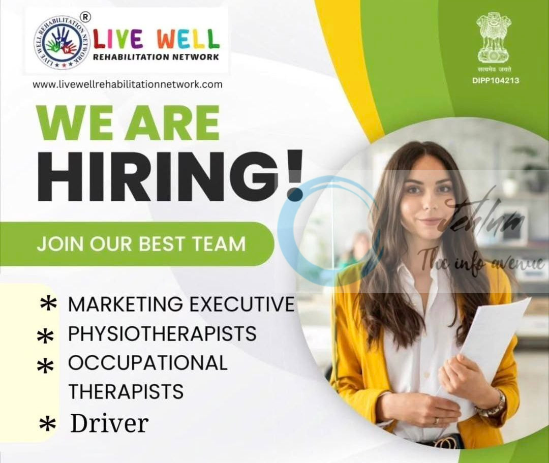 Live Well Rehabilitation Network srinagar staff job opportunities 2026
