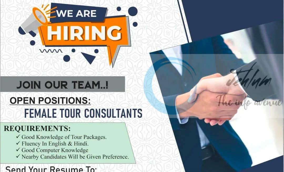 Classic Holidays Kashmir tour consultant job opportunities 2026