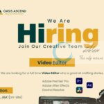 Oasis Ascend srinagar video editor Job opportunities 2026