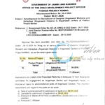 OFFICE OF THE CHILD DEVELOPMENT PROJECT OFFICER narbal Sanginis and Sahayikas job opportunities notice 04 of 2026